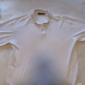 Cream polo shirt